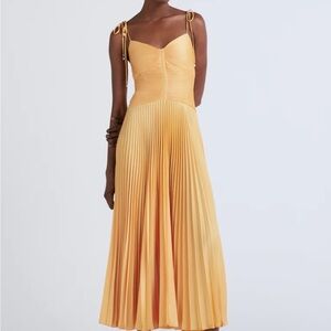 Derek Lam Io Crosby Rochelle Pleated Cami Dress